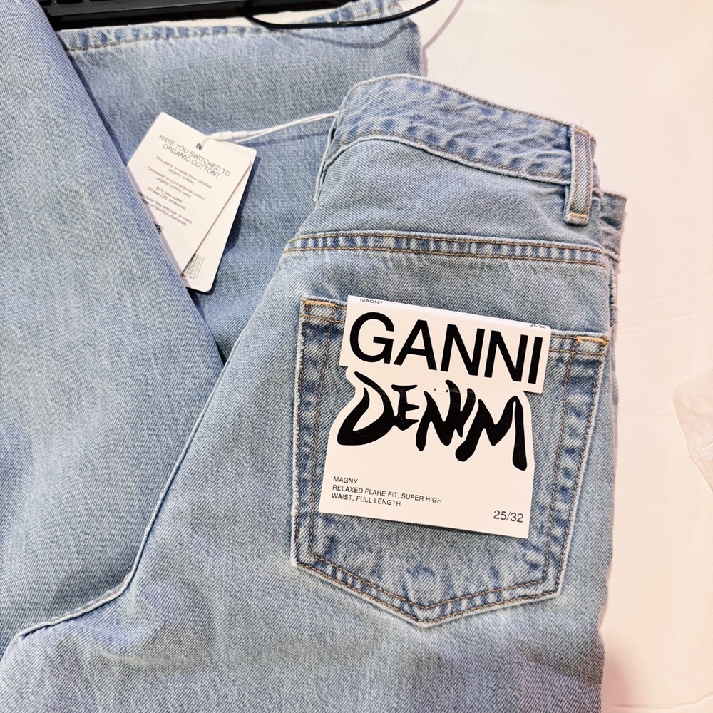 GANNI Straight jeans MAGNY NEW - Picture 6 of 11